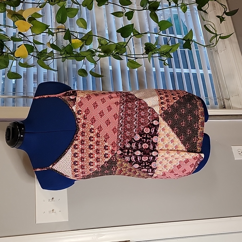 Boho tank top size large